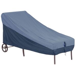 Belltown Skyline Blue Patio Chaise Lounge Cover