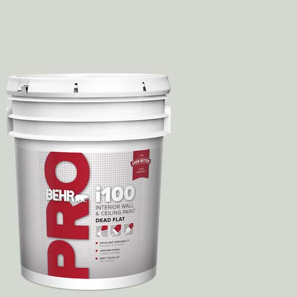 5 gal. #N410-2 Brook Green Dead Flat Interior Paint