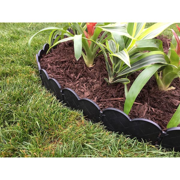 Valley View Vpi 10 Earth Lawn Edging Feet Length, Pound In Plastic Landscape Edging