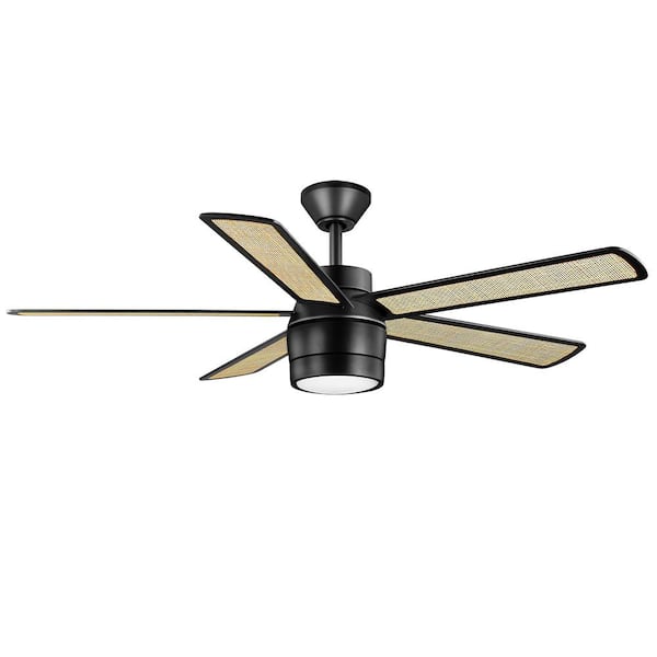 Home Decorators Collection Junedale 52 In White Color Changing Integrated Led Indoor Outdoor Matte Black Ceiling Fan With Light Kit And Remote 52188 Home Decorators Collection Junedale 52, Allen And Roth Ceiling Fans Replacement Parts