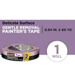 3M Scotch 0.94 in. x 60 yds. Delicate Surface Painter's Tape with Edge-Lock
