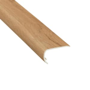 Wisteria Park Nougat 5/32 in. T x 2-1/8 in. W x 94 in. L Vinyl Stair Nose Molding