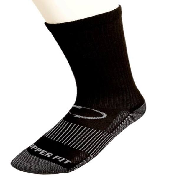 Copper Fit Ankle Length Sport Socks L/XL, White, 3 Pairs, As Seen On TV