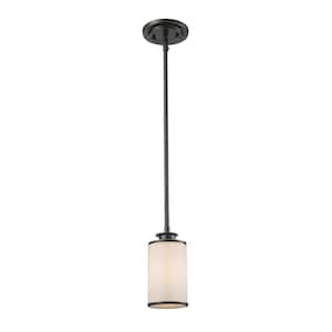 Lawrence 1-Light Olde Bronze Shaded Mini Pendant