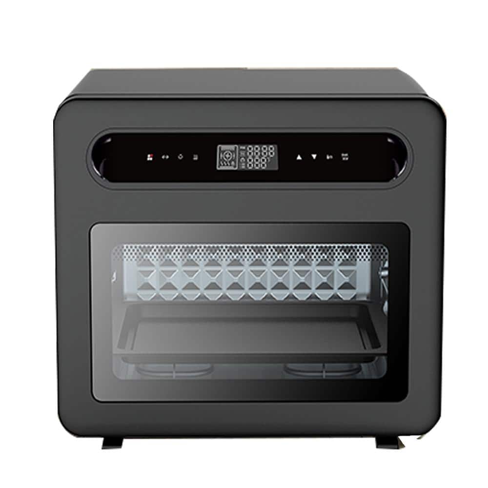 Black Air Fryer Oven, Countertop Toaster Oven with 3-Rack Levels and 4  mechinical knobs Mile-CYD0-Z2F7 - The Home Depot