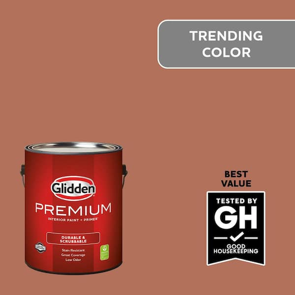 Glidden Premium 1 gal. Copper Beech Eggshell Interior Latex Paint
