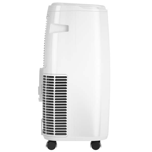 8,000 BTU Portable Air Conditioner Cools 450 Sq. Ft. with Dehumidifier and  Remote in White