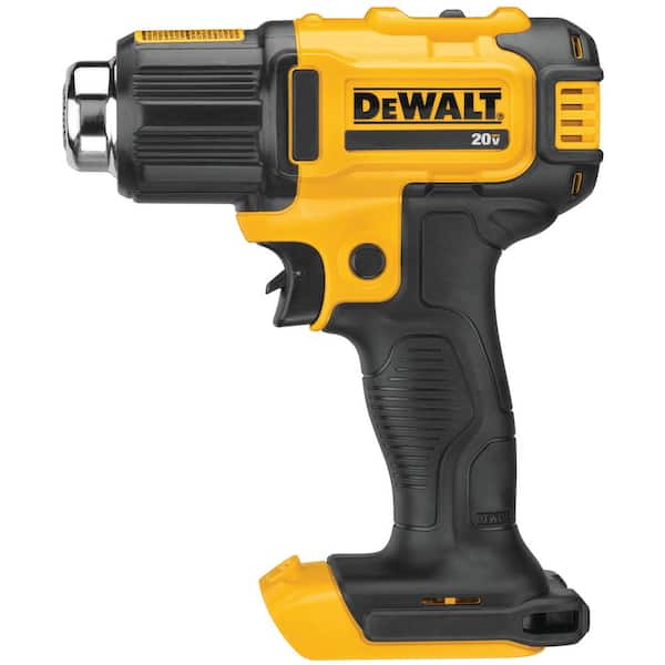 DEWALT DCE530B 20V MAX Cordless Compact Heat Gun with Flat and Hook Nozzle Attachments - 3