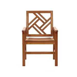 Carmel Wooden Dining Chairs, Set of 2