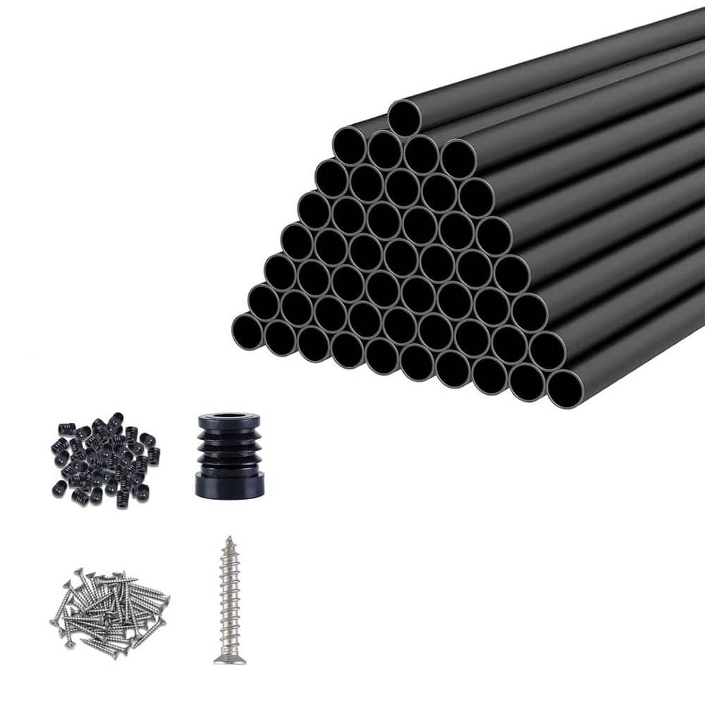 36in. H x 0.75in. W Aluminum Stair Railing Kit with Anti-UV Connectors and Screws for Indoor Outdoor Use 50 Pack price history on PriceWatchPro