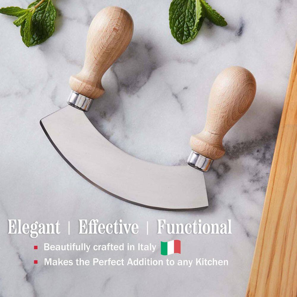 Stainless Steel Mezzaluna Knife - thumbnail 4