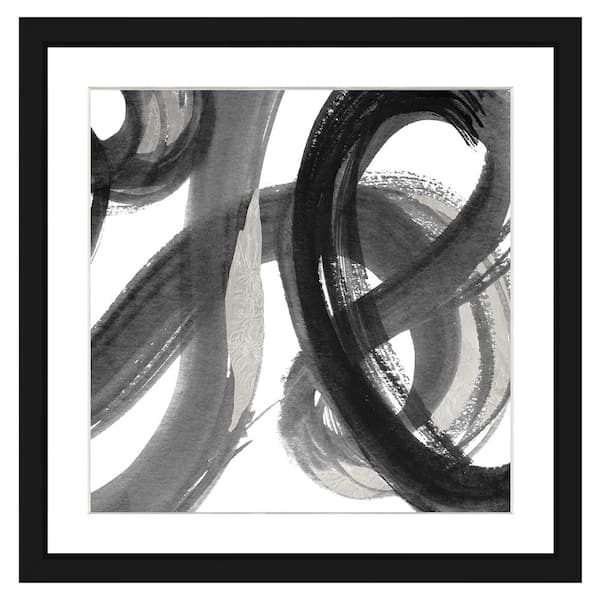 Abstract Art Black And White Abstract Download Abstract Print Modern Abstract Brush Stroke Circles