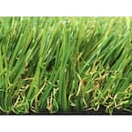 Sapphire 50 Fescue 15 ft. Wide x Cut to Length Green Artificial Grass Carpet