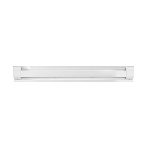 Cadet 60 in. 240/208-volt 1,250/937-watt Electric Baseboard Heater in White  5F1250W - The Home Depot