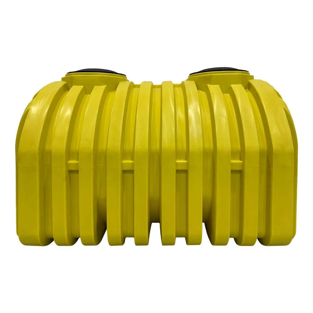 VPC 1000 Gal. Yellow Polyethylene 2 Compartment Septic Tank 87-41720 ...