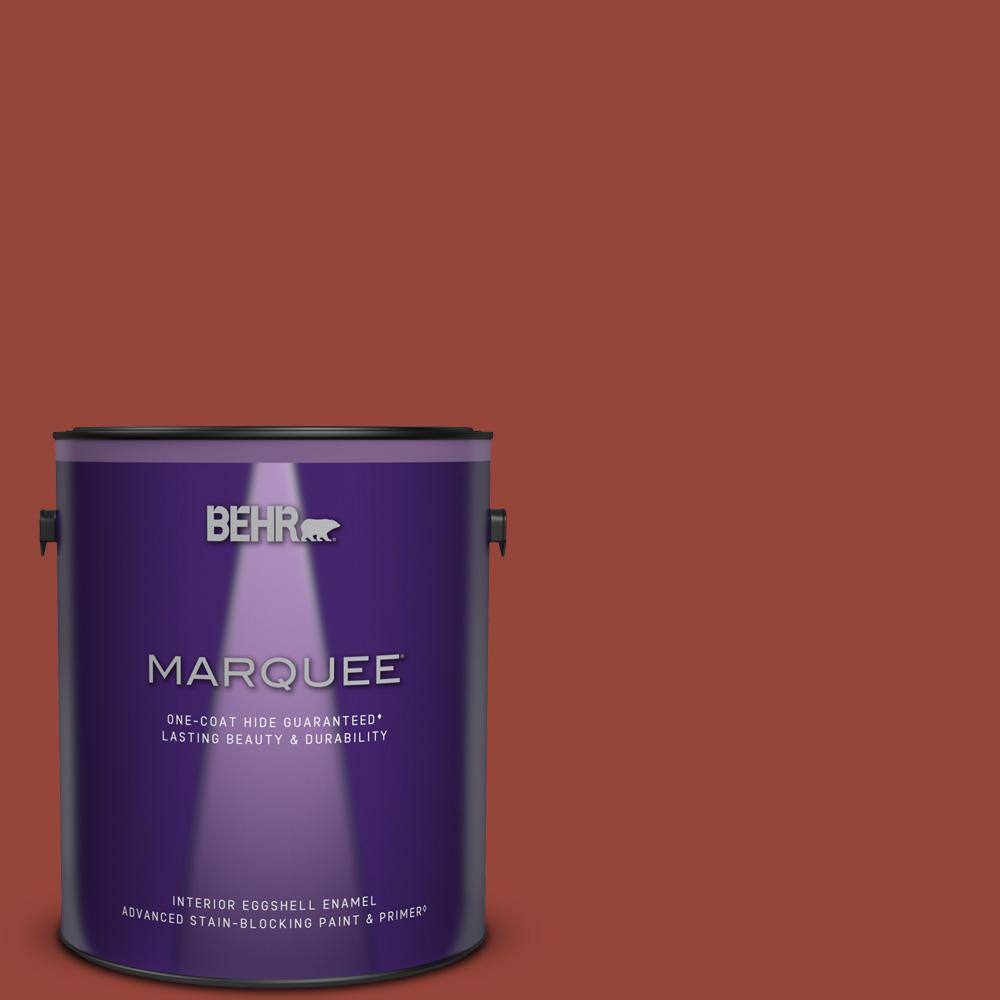 1 gal. #PPU2-17 Morocco Red Eggshell Enamel Interior Paint & Primer