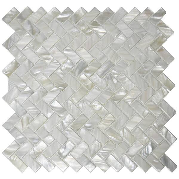 Art3d Herringbone Subway White 11 6 In X 12 1 Natural Seals Mosaic Tile Mother Of Pearl 9 5 Sq Ft Case A18hd017p10 The Home Depot Art3d Herringbone Subway White 11 6 In, Mother Of Pearl Vinyl Flooring