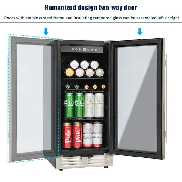 Mini Beverage Wine Cooler 120 Cans Capacity Fridges Soda Water Beer Wine  Cellar