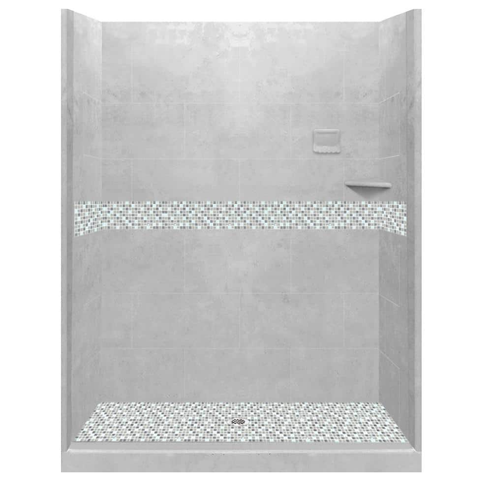 Diamond Wet Cement Corner Shower Enclosure Kit