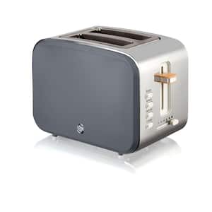 Nordic 2-Slice Toaster - Grey