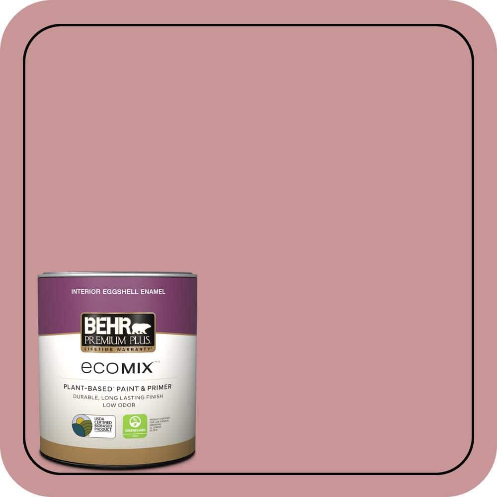 1 qt. #S140-4A Dusty Rose Eggshell Enamel EcoMix Plant-Based Interior Paint & Primer price history on PriceWatchPro