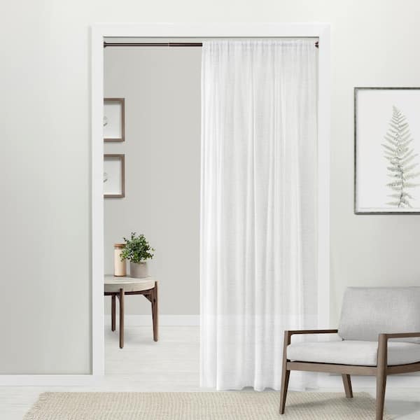 Tension Rod 48 in. - 84 in. Adjustable Length 1 in. Dia Single Curtain Rod in Oil Rubbed Bronze