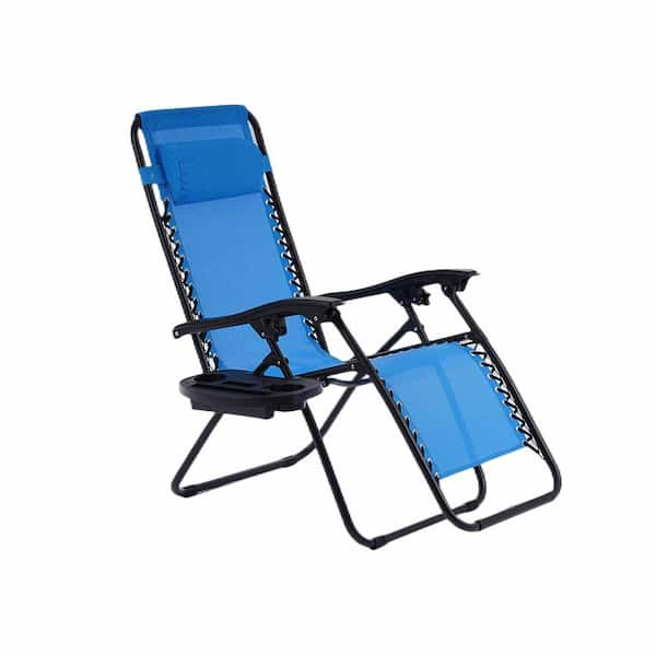 SUNRINX Outdoor Steel Frame Textilene Zero Gravity Folding Reclining ...