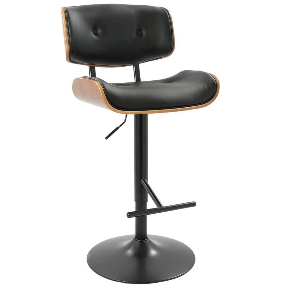 Lumisource lombardi walnut and deals adjustable office chair