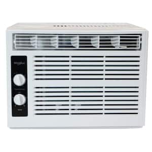 5,000 BTU 115V Window Air Conditioner Cools 150 Sq. Ft. with Dehumidifier and Washable Filterin White