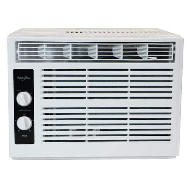 Whirlpool 5,000 BTU 115V Window Air Conditioner Cools 150 Sq. Ft. with Dehumidifier and Washable Filterin White