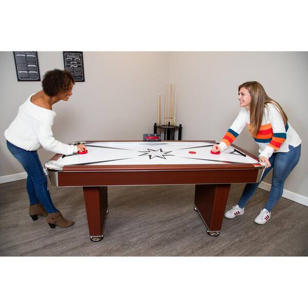 Air Powered 48 Hockey Table High-Gloss Playing Surface W/ LED Electronic Scorer 