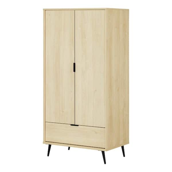 Oxford Bleached Oak 33 in. Cabinet