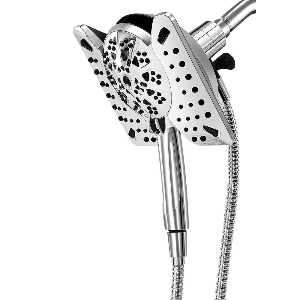 Shower Head with Handheld High Pressure, Rain Shower Head with Fixed Showerhead and 9 Sprays Handheld Shower price history on PriceWatchPro