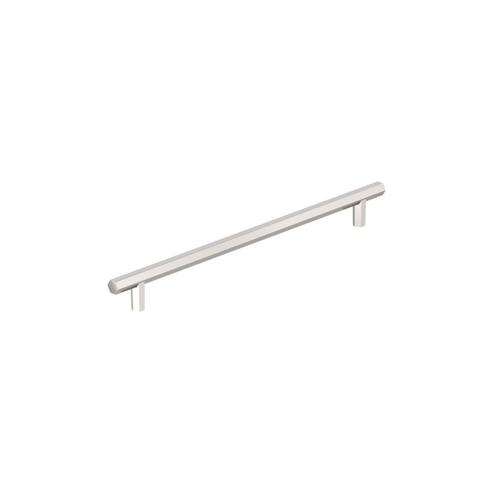 Caliber 10-1/16 in. (256mm) Modern Polished Nickel Bar Cabinet Pull price history on PriceWatchPro