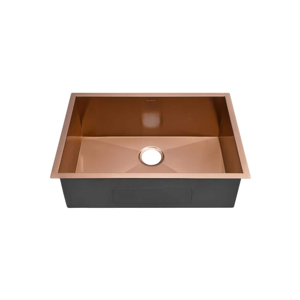 Swiss Madison Tourner Rose Gold Stainless Steel 26 in. Single Bowl ...