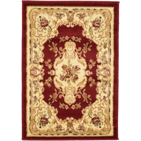 Versailles Leon Red 2' 2 x 3' 0 Area Rug