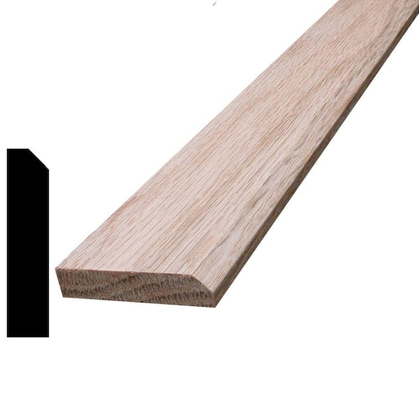 3/8 in. D x 1-3/4 in. W x 96 in. L Oak Wood Counter Edge Pack (8-Pack)