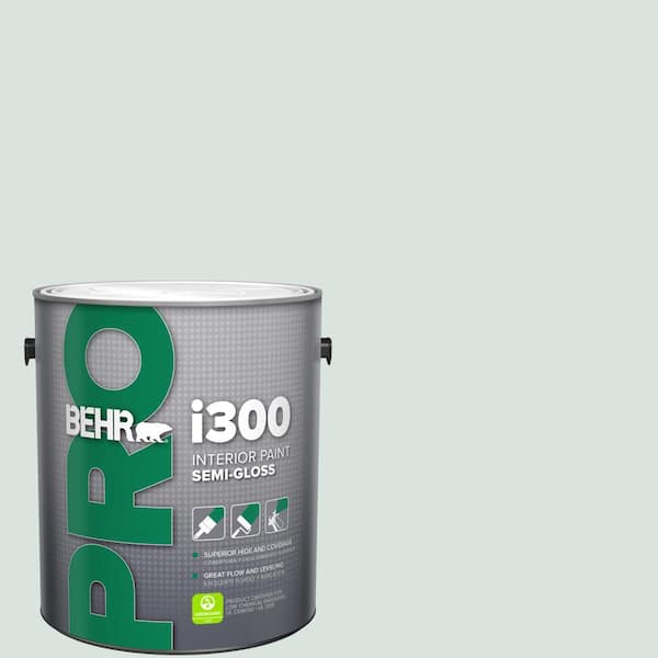 BEHR PRO 1 gal. #N430-1 Mountain Peak White Semi-Gloss Interior Paint