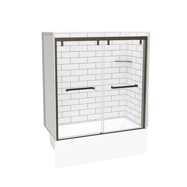 MAAX Utile 60 in. W x 32 in. D x 60 in. H 3-Piece Direct-to-Stud