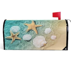 18 in. x 21 in. Starfish Magnetic Mailbox Cover Decoration