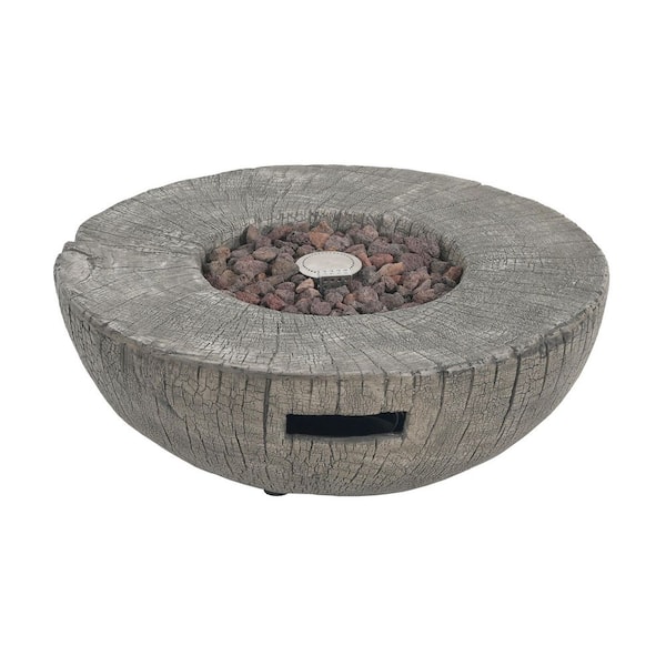 MGO 30,000 BTU Propane Fire Pit – Light Grey, Durable Design for Cozy Outdoor Gatherings
