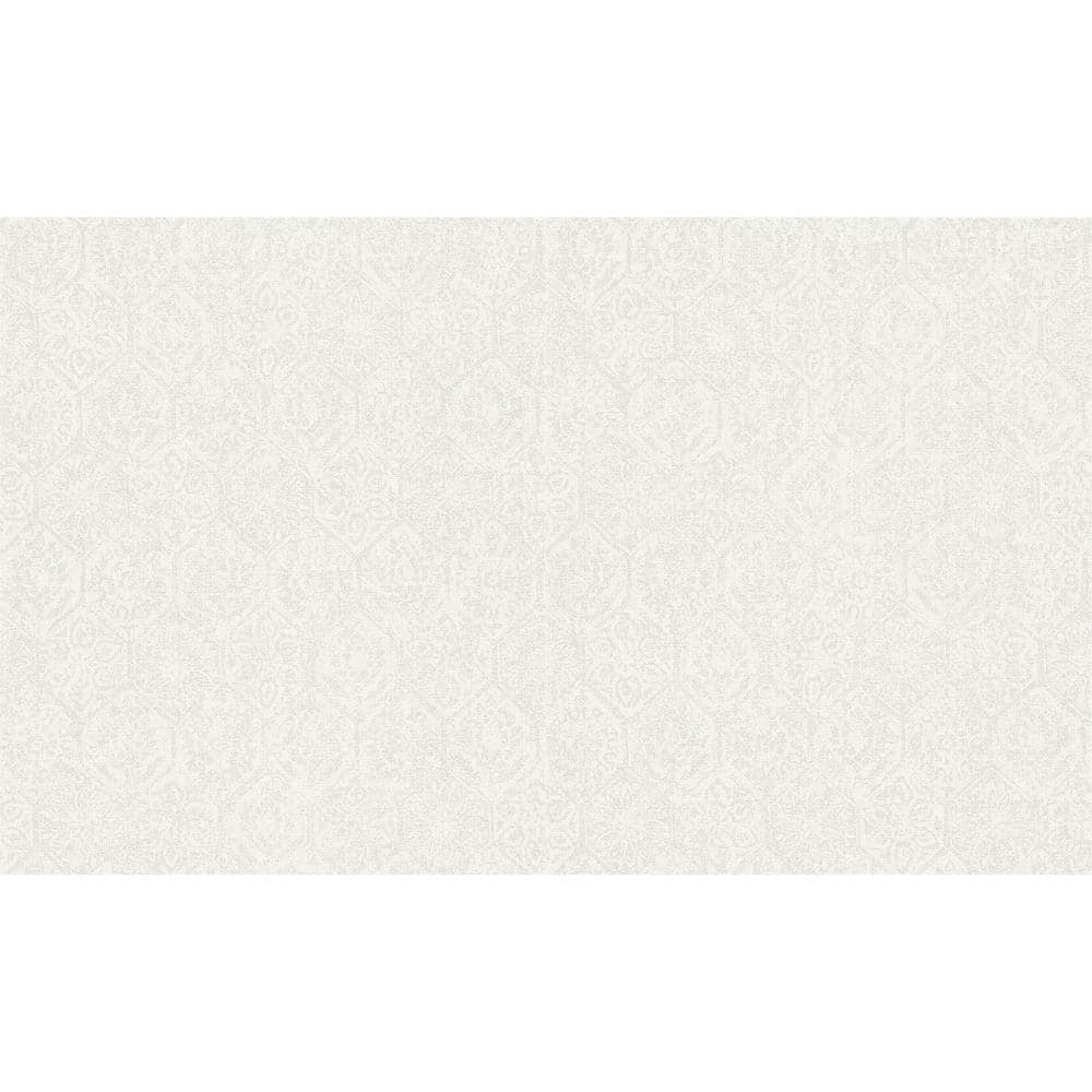 Edsel Cream Geometric Wallpaper Sample