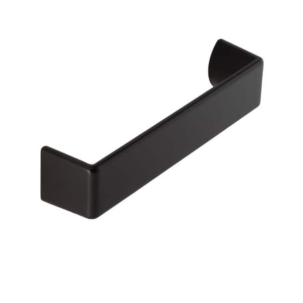 Lancaster 3-3/4 in. (95 mm) Center-to-Center Modern Matte Black Bar Drawer Pull