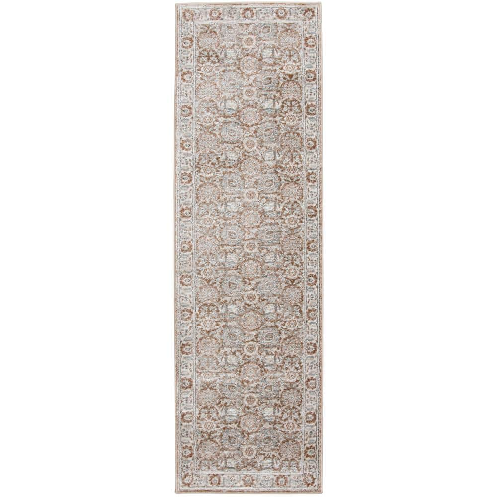 Home Decorators Collection Reynell Brown Doormat 2 Ft. X 7 Ft. Vinyl ...