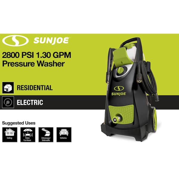 Sun Joe 2800 MAX PSI 1.3 GPM 14.5 Amp 