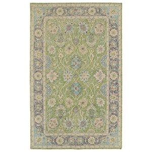 Weathered Lime Green 5 ft. x 8 ft. Indoor/Outdoor Area Rug