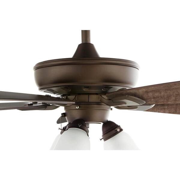 Wellton 60 in LED Espresso Bronze DC Motor Ceiling Fan with Light by Hampton Bay