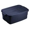 Rubbermaid Roughneck 3 Gal. Rugged Storage Tote Container, Blue (6-Pack)  RMRT030016-6pack - The Home Depot