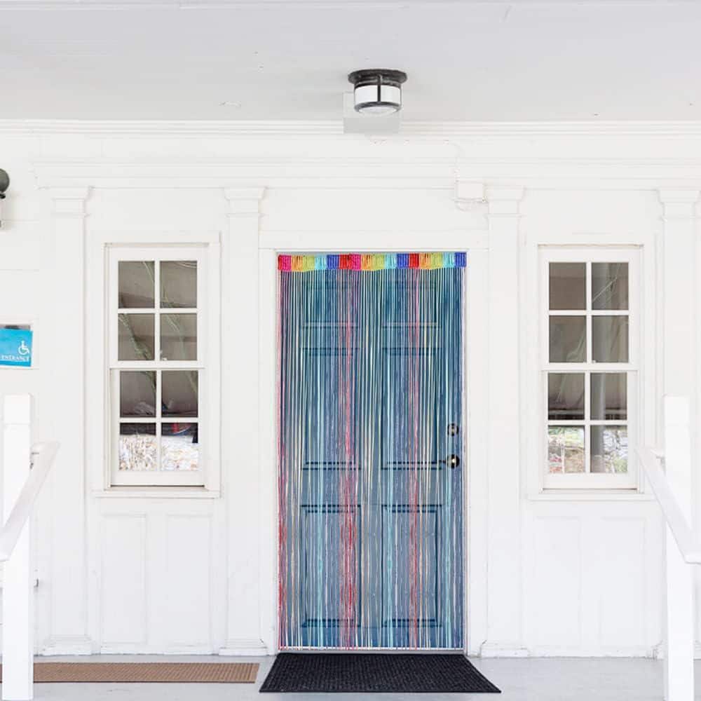 Decorative Multi-Color Door String Curtain 39x79 Glitter Fringe Room Divider for Home Patio Bedroom price history on PriceWatchPro