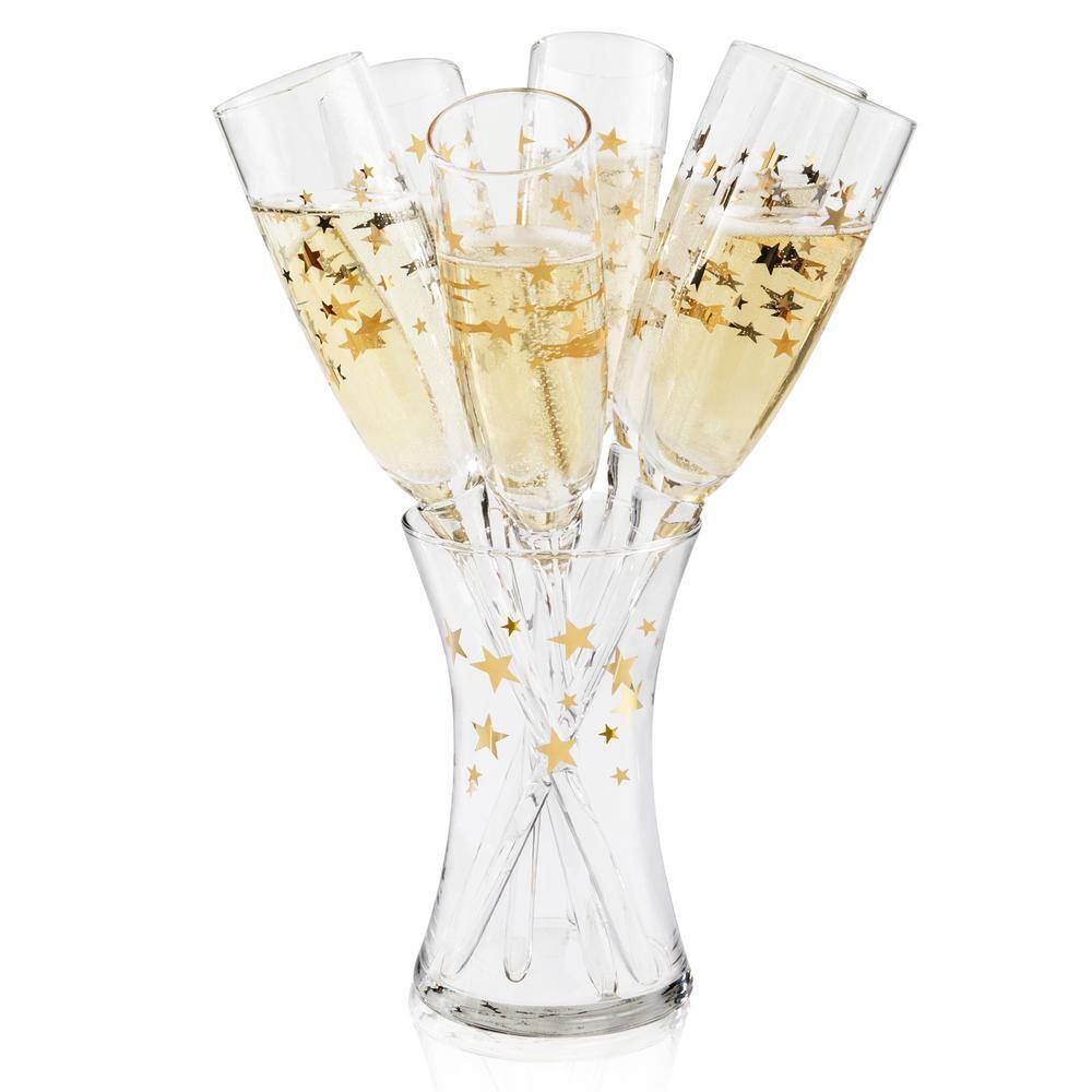 Artland Stars 7-Piece Toasting Flute 
